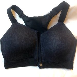 Layer 8 Layer8 Quick Leopard Black & Gray Sports Bra w cups size S